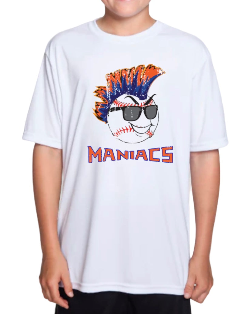 MANIACS HEAD Performance Tee-YOUTH