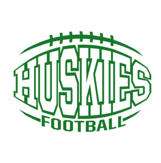 Youth-Football Huskies Cotton Blend Tee