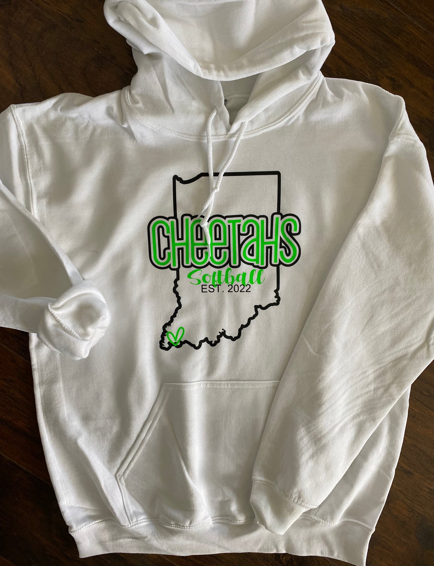 Cheetahs IN 💚 Hooded Sweatshirt