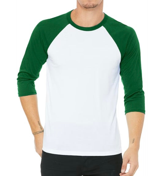 Unisex 3/4-Sleeve Baseball T-Shirt