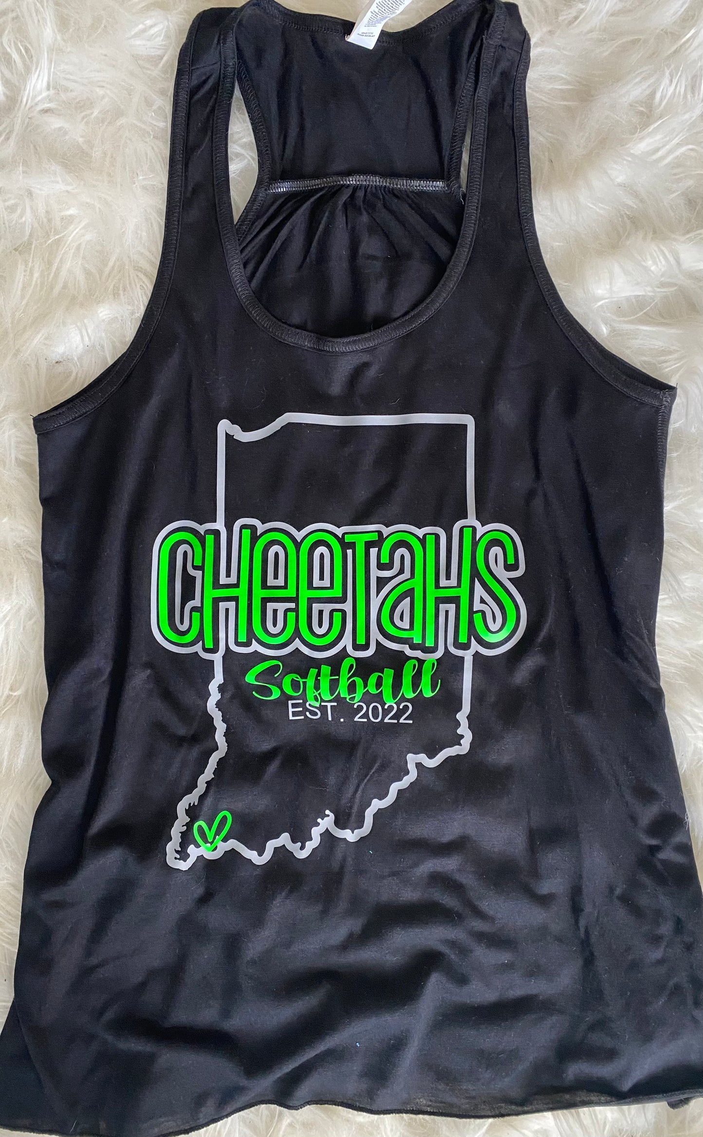 Cheetahs IN 💚 Flowy Racerback Tank