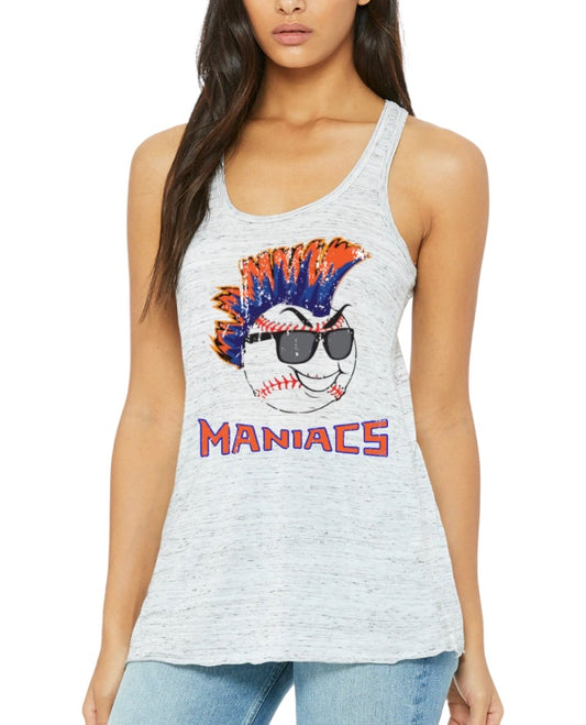 MANIACS HEAD Flowy Racerback Tank