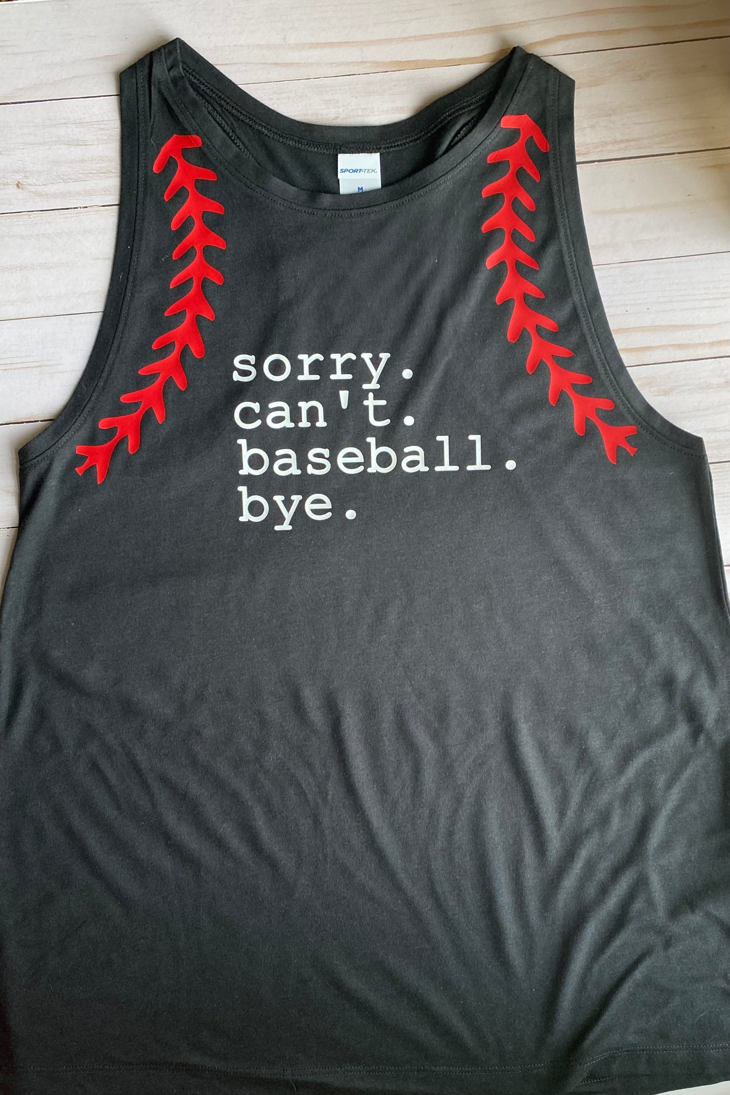 “Sorry” Baseball tank